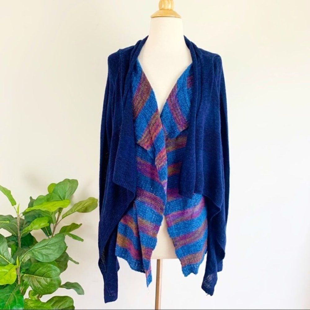 Anthro-Fiets Voor 2 Layered Waterfall Cardigan Sz XS
